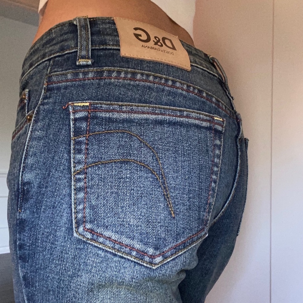 Dolce & Gabbana Blue Straight-Leg Women's Jeans